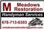 Provided by Meadows Restoration and Handyman Services, Alpharetta 