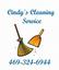 Provided by Cindy's Cleaning Service, Lake Dallas 