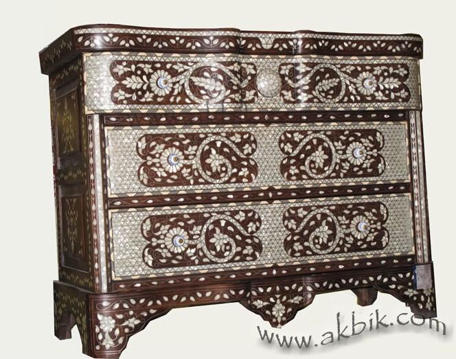 AKBIK.com Dresser chest mother of pearl inlay Syrian furniture.jpg from AKBIK Gallery in Morton AKBIK.com Dresser chest mother of pearl inlay Syrian furniture.jpg from AKBIK Gallery in Morton