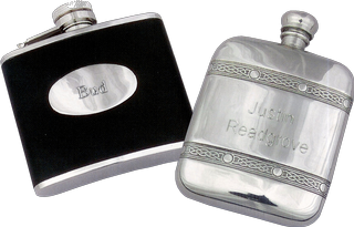 Ladies & Men Flask by Purrfect Engravers Jamaica 11433 