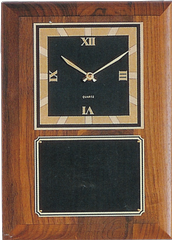 Walnut Clock Plaque by Purrfect Engravers Jamaica 11433 
