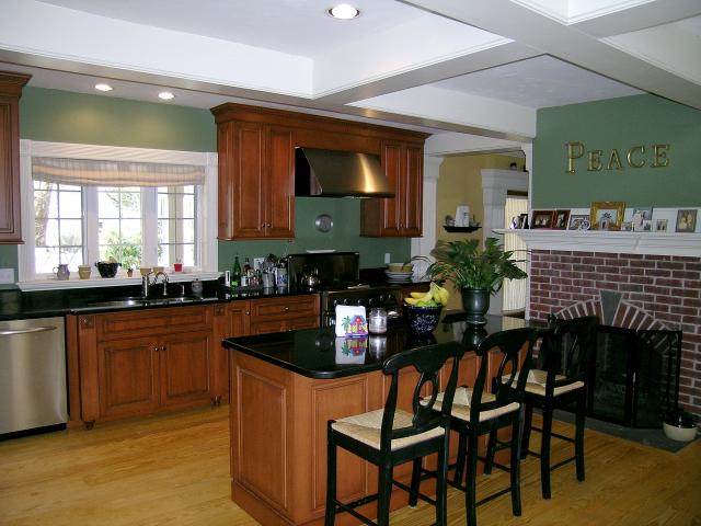Cinnamon with Atlantic Black Granite by Pine Hill Woodcrafters