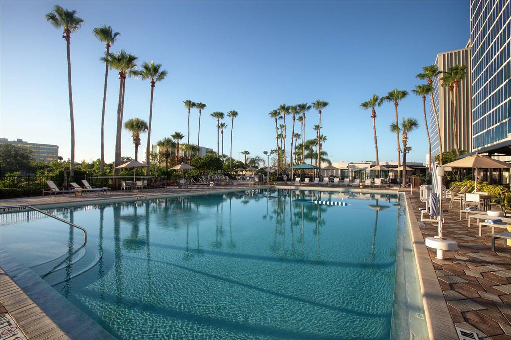 Pool by DoubleTree by Hilton Hotel at the Entrance to Universal Orlando