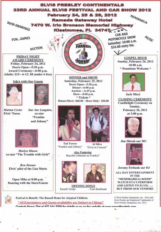 FestivalFlyer-newest by Elvis Presley Continentals Fan Club