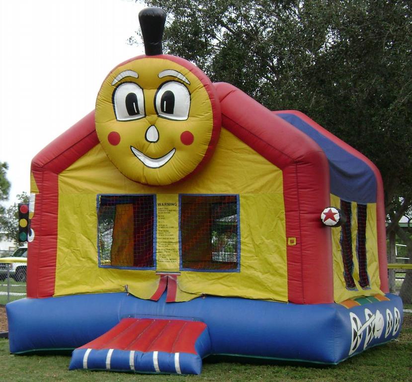 Crop train bounce house by Moon Walk by Colleen