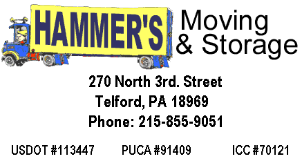 Hammers Moving Storage Telford Pa 18969 215 723 9122 Movers Header Truck By Hammers Moving Storage
