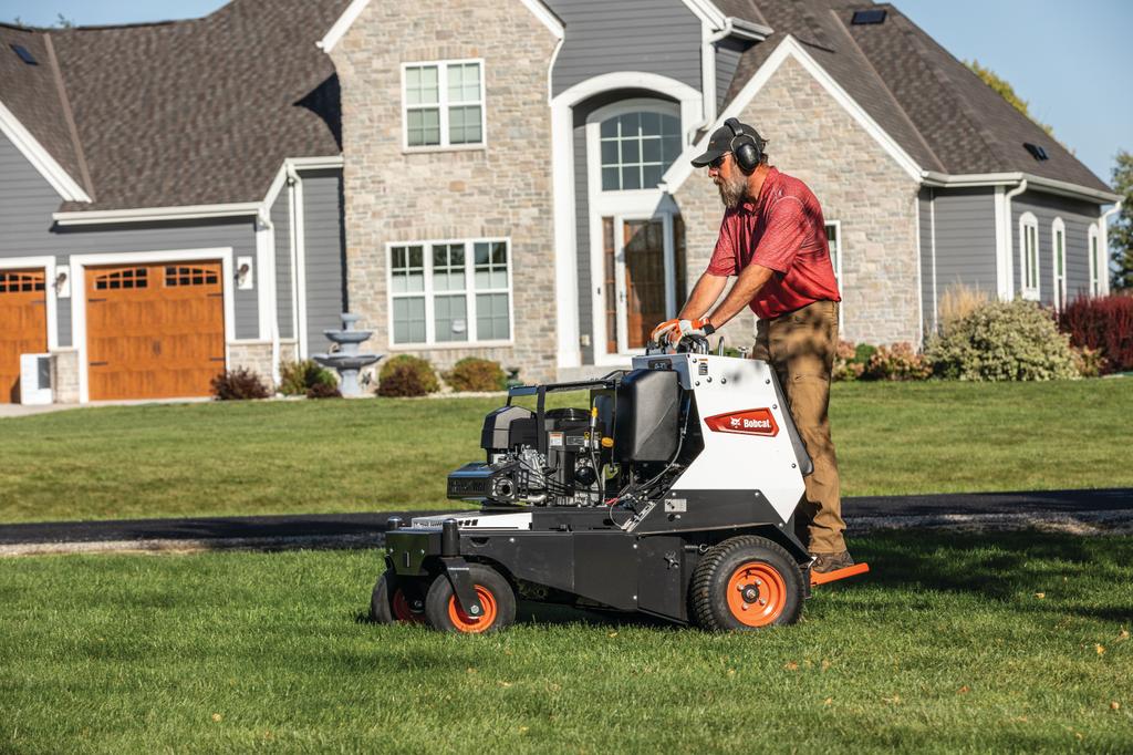 Bobcat-ae30 ride-on aerator by Outdoor World