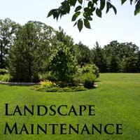 Landscape maintenance by Hawks Nursery Company Inc