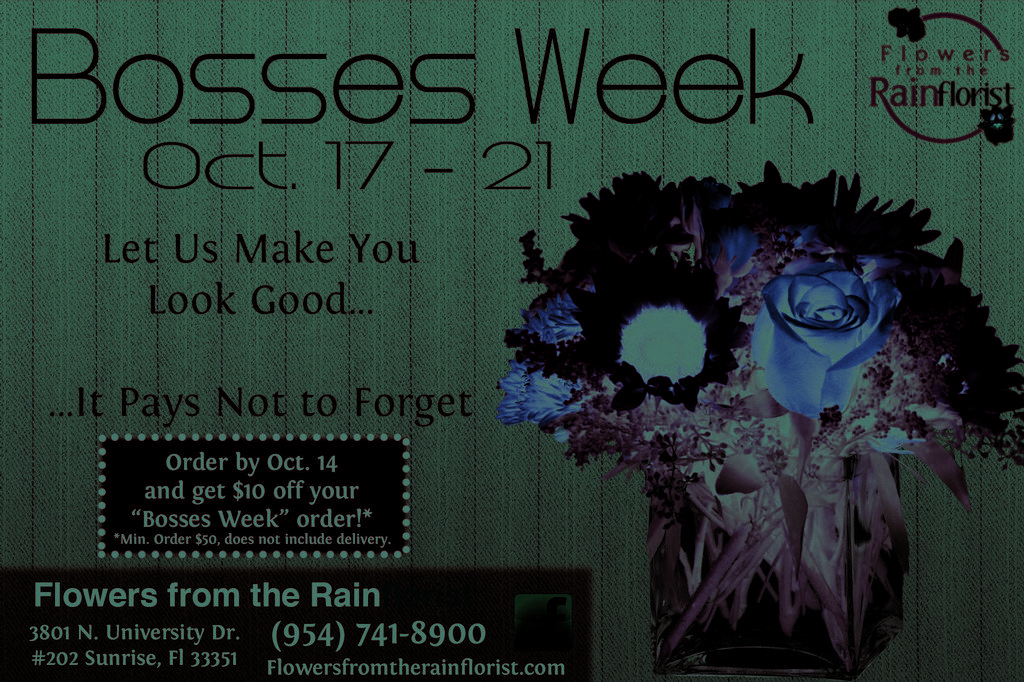 boss week2 by Flowers From The Rainflorist