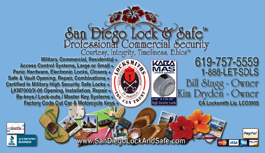 San Diego Lock & Safe San Diego CA 92109 8885387357 Locksmiths