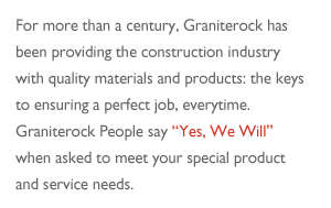 front by Graniterock