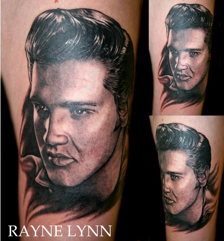 Shannon Harmon Elvis by Monster Monkey Studios Custom Tattoo