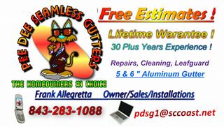 Pee Dee Seamless Gutters