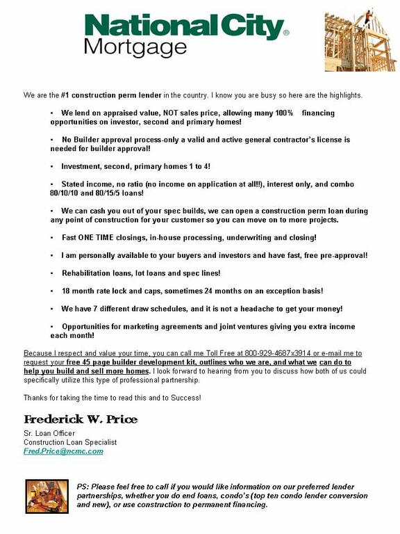 Builder.marketing by National City Mortgage