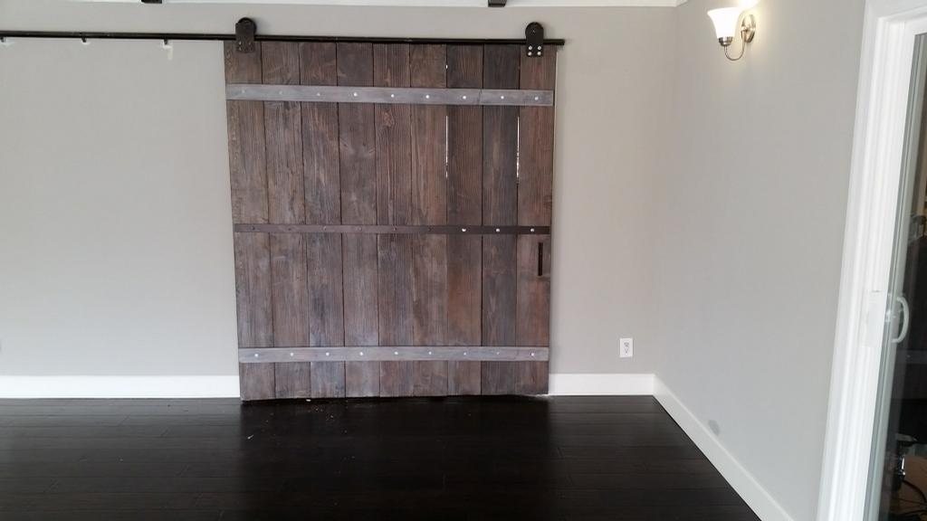 One of our more rustic looking doors by AMERICAN SLIDING DOOR AND WINDOW