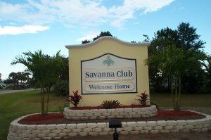 signWelcome by Savanna Club Golf Course