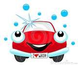 Red car car wash clip by The Wash Rack