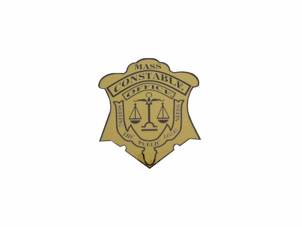 BADGE (2) by CONSTABLE'S OFFICE