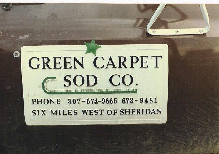 Green Carpet Sod Sheridan WY 82801 8003729665 Nurseries