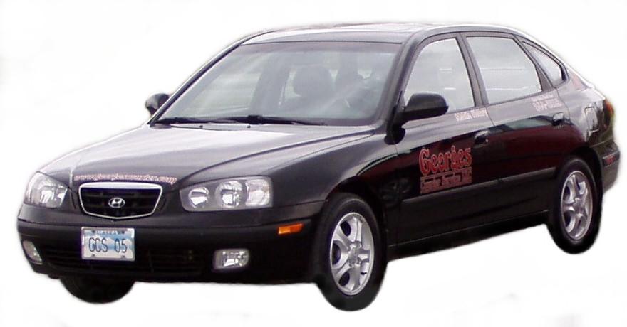 BlackElantraFrameless by George's Courier Service LLC