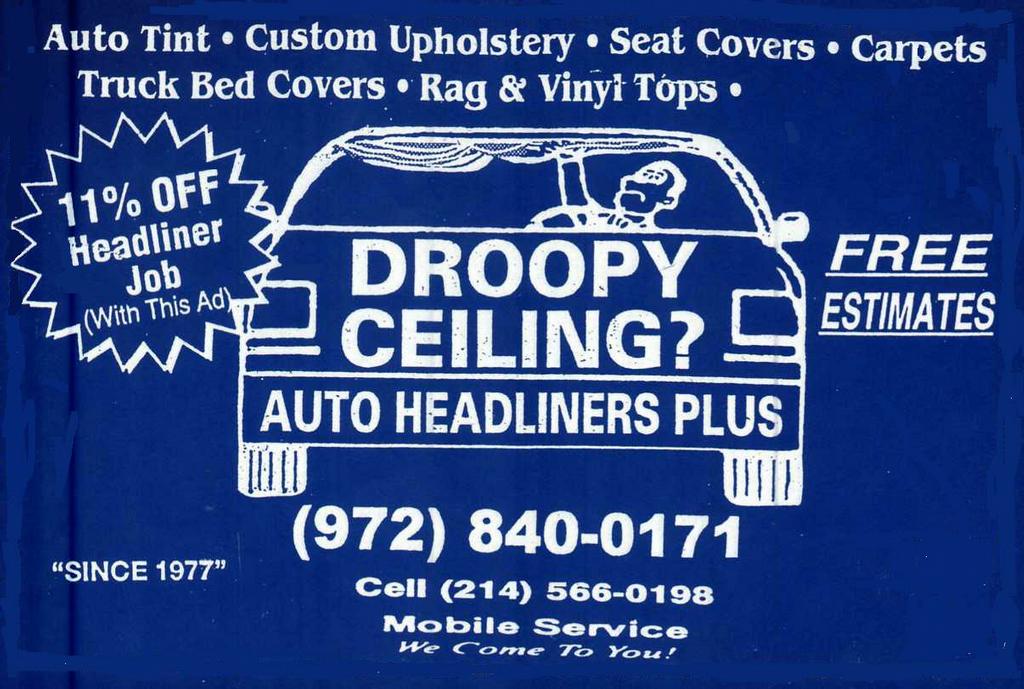 Auto Headliners Plus Dallas TX 75218 2144941977