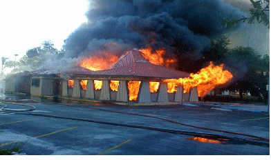 Pizza-Hut-on-Fire by Accredited Public Adjusters, LLC