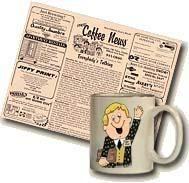 CN paper & coffee cup by Coffee News Publishing Inc