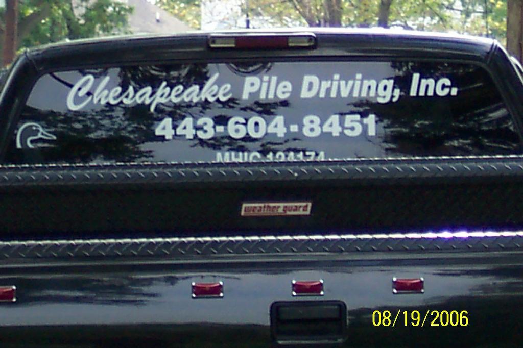  by Chesapeake Pile Driving, Inc.
