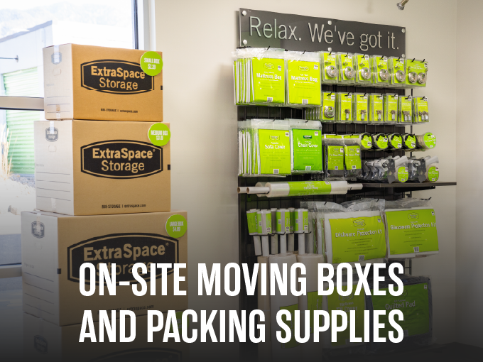 On-Site Moving Boxes and Packing Supplies by Extra Space Storage