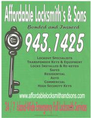 AA Affordable Locksmith & Sons