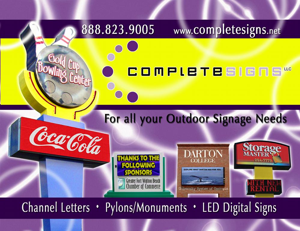 Setup Complete Sign Map and Directions to Complete Signs LLC in Dothan, AL 36303