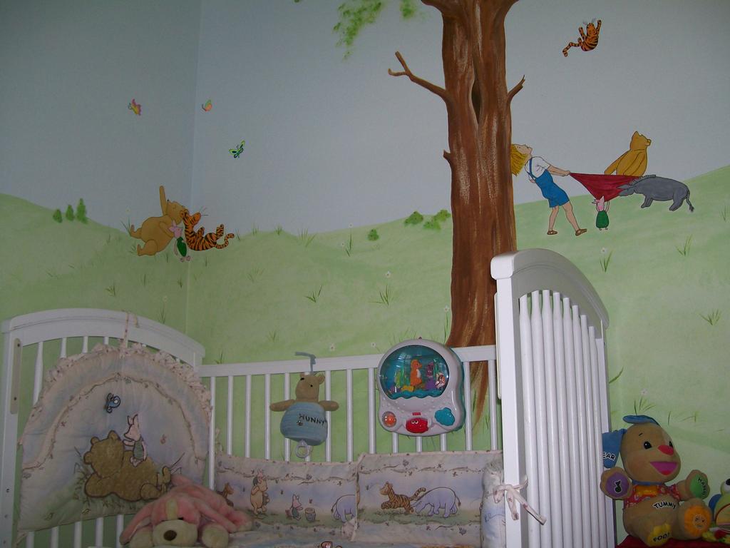 mural Pooh 18 by Butler Glass Works & Art Studio