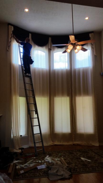 Professional Picture Hanging Mirror And Curtain Curtain Installation 20ft Ceiling Jpg