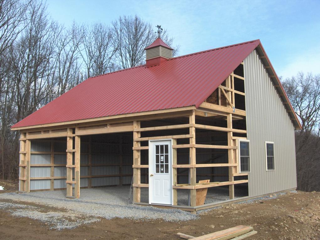 30x32 attic truss garage from garages n more inc in