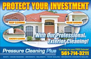 PRESSURE CLEANING PLUS ROOF CLEANING - West Palm Beach FL 33414 | 561