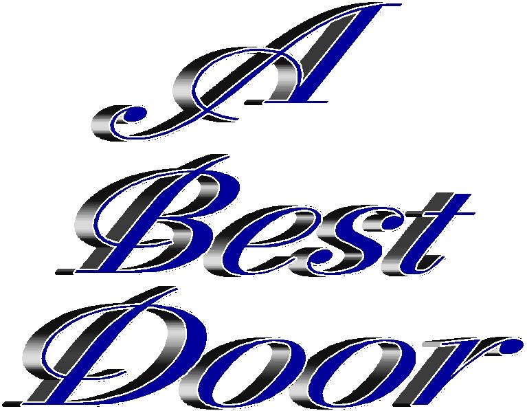a best door logo by A BEST DOOR