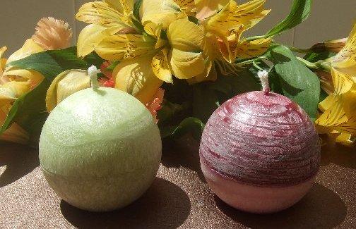 Ball Candles - Palm Wax by Ann's Candle Company