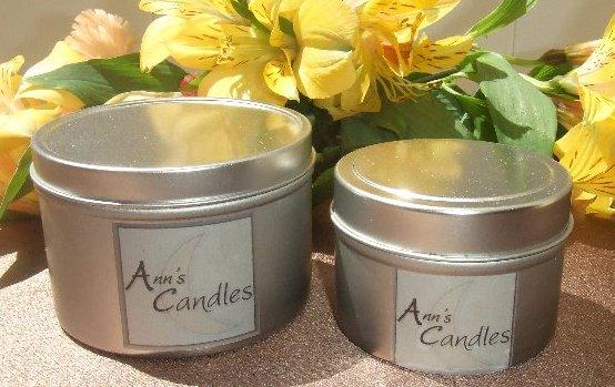 Round Travel Tins Solid - Soy by Ann's Candle Company