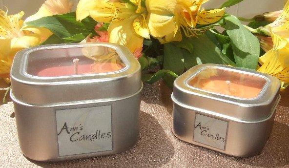 Square Travel Tins - Soy by Ann's Candle Company