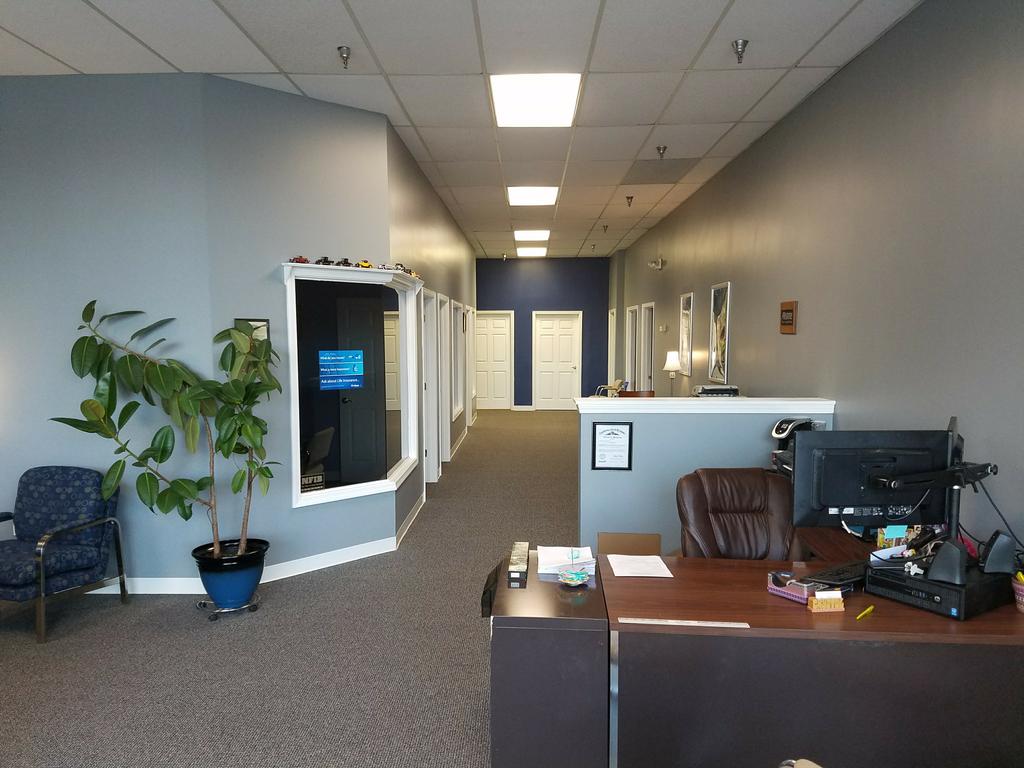 Front foyer and hallway of our office by Humphries Insurance Agency LLC: Allstate Insurance