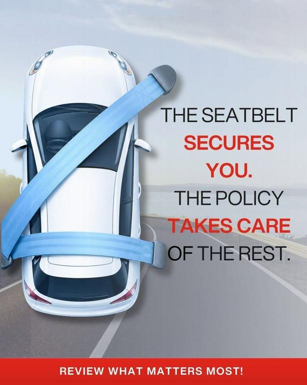 Seatbelts are part of every drive for a reason. Seatbelts are part of every drive for a reason. Taking a closer look at the details that matter can help keep everyday routines moving smoothly. by Betsy Enzor - State Farm Insurance Agent