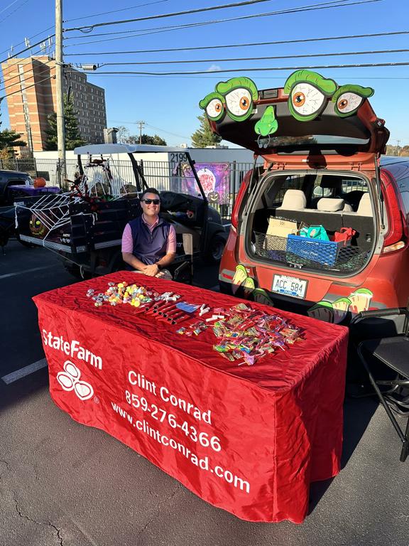 Happy Halloween! We had a great time participating in The Vue Lexington's first annual Trunk Or Treat event last night. by Clint Conrad - State Farm Insurance Agent