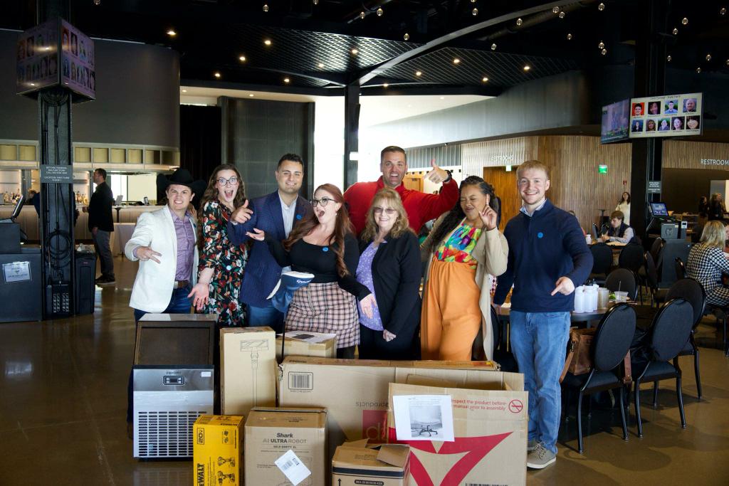 WooHoo! The team is taking home some goodies from the 2nd Annual State Farm Auction this year! by Clint Conrad - State Farm Insurance Agent