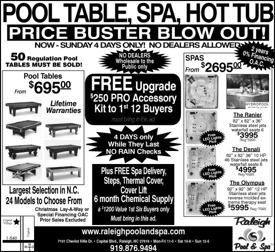 Pictures for Raleigh Pool and Spa, Billiards, swim spas in Raleigh, NC