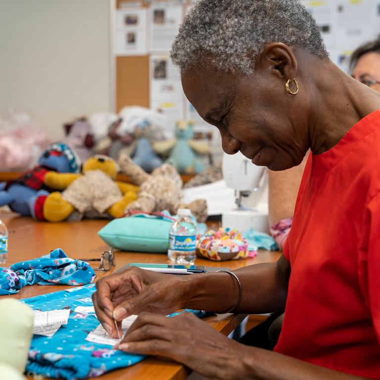 Hospice volunteer. by VITAS Healthcare