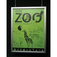 hanging klik frame by Buy Acrylic Displays