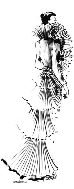 pleated dress by International Pleating