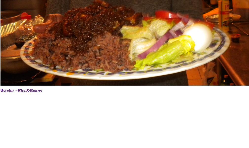 Wache-Rice-and-beans-2 from New Ghana Delight African Restaurant in ...