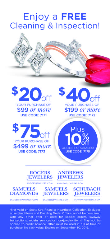 Coupon 9-30-16 by Samuels Diamonds
