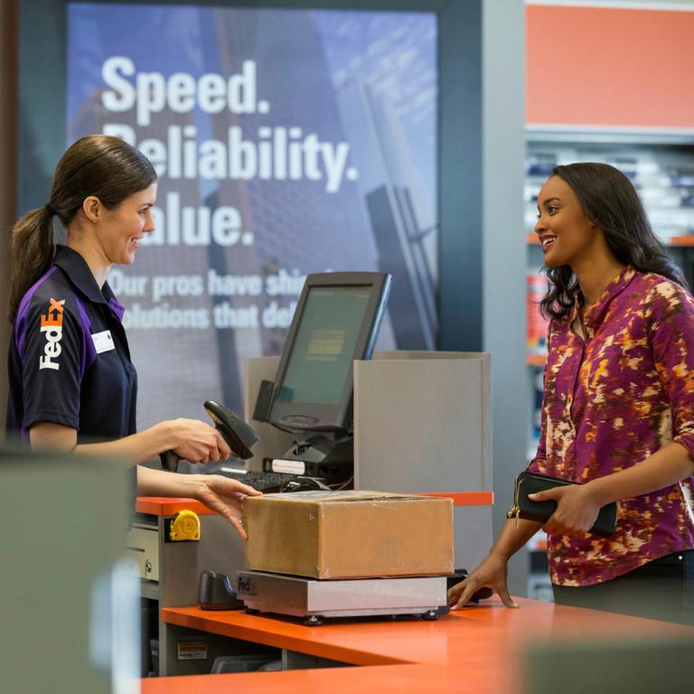 Drop off FedEx packages near (2551 Richmond Rd) by FedEx Office Print & Ship Center